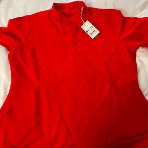 Women’s Pop Red figs scrub top